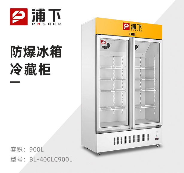 浦下防爆冷藏柜-双门单温900L