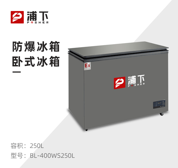 浦下卧式防爆冰箱250L