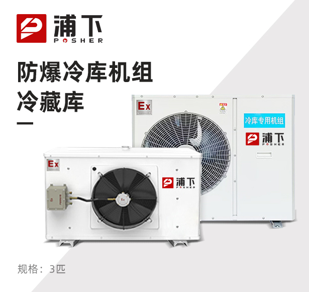 防爆冷库机组-冷藏库3匹