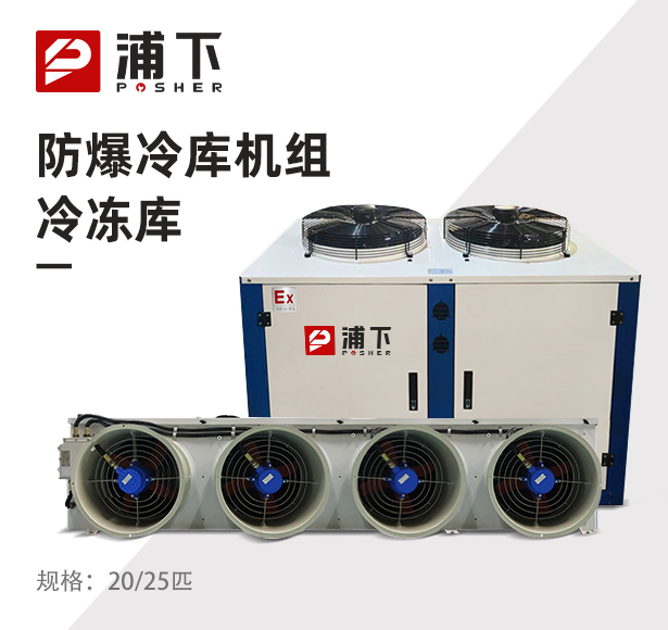 防爆冷库机组-冷冻库20/25匹